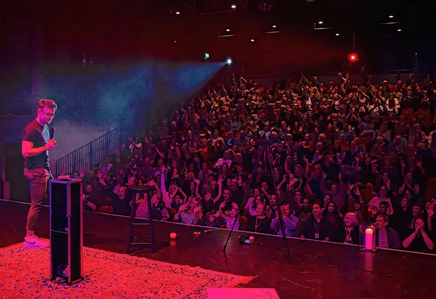 Hands up in the stalls